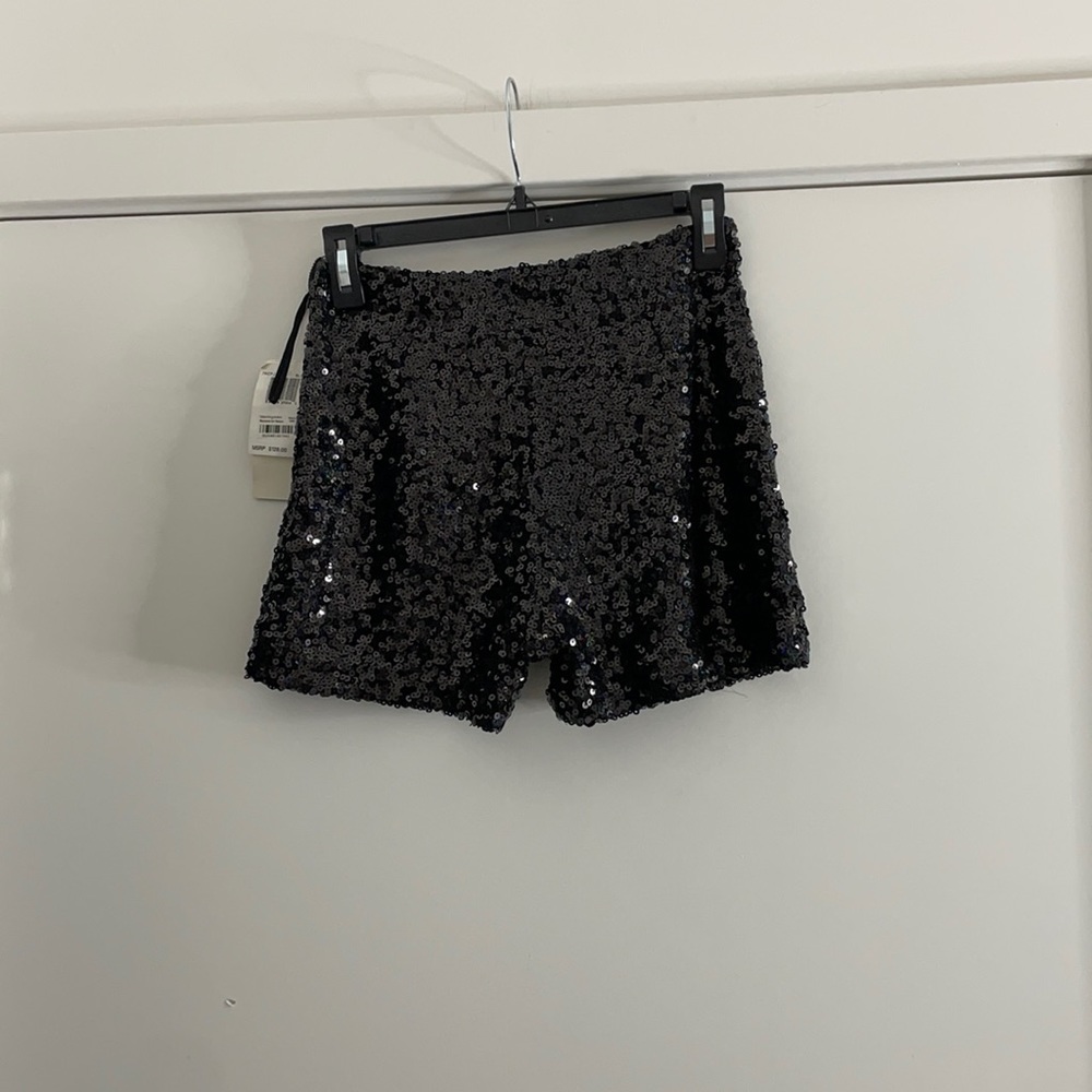 Sequined shorts